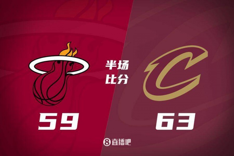 熱火發(fā)力打出13-0！半場(chǎng)落后騎士4分 阿德巴約16+5 米切爾13分